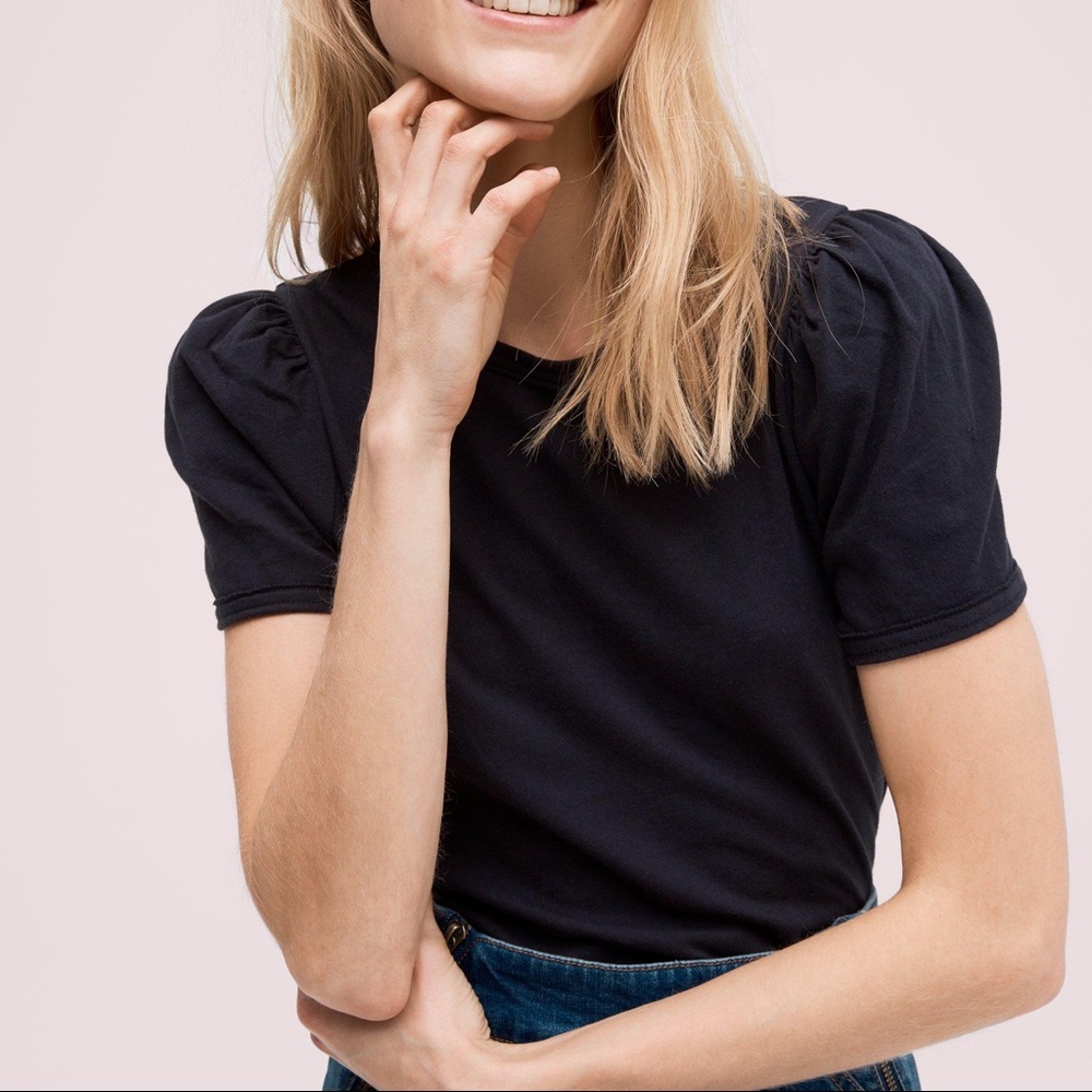 Kate Spade Puff-Sleeve Tee